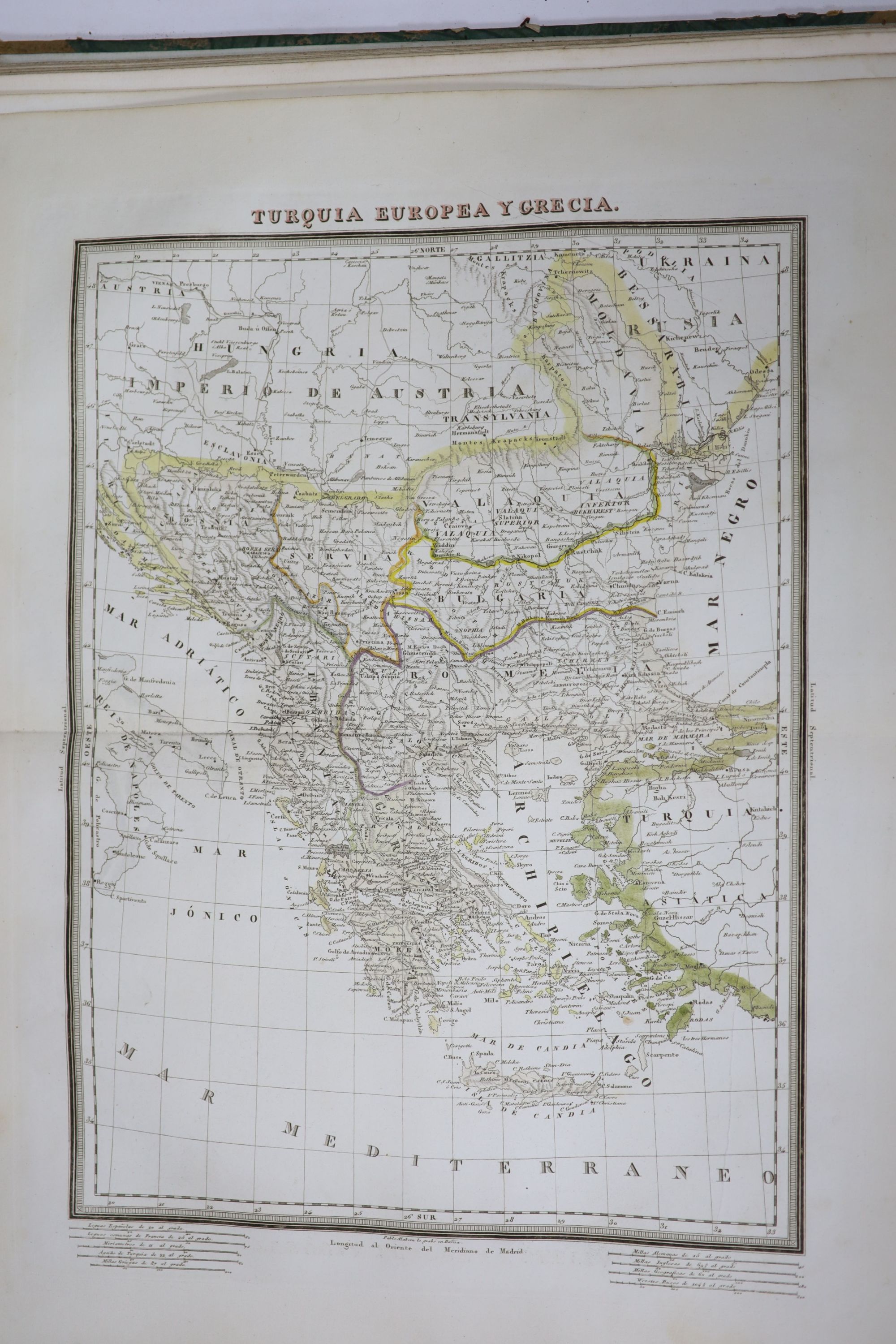 Torner (Jose) [Printer], Coleccion de Mapas Geograficos Antiguos y Modernos del Acreitado Tardieu y Otros Autores Clasicos,